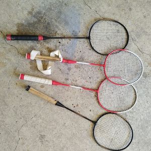 Lot raquettes badminton 