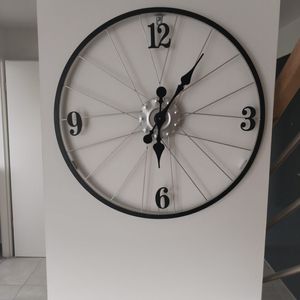 Horloge style roue de velo