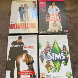 4 DVD : 3 films et 1 jeu PC