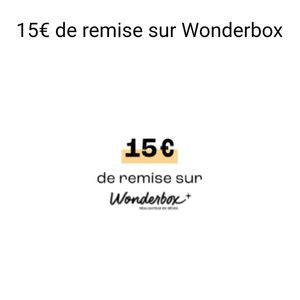 15€ de réduction Wonderbox (dès 49€ d'achats)