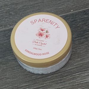 Sels de bain Sparenity parfum rose bois de santal