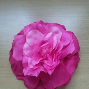 Broche fleur rose