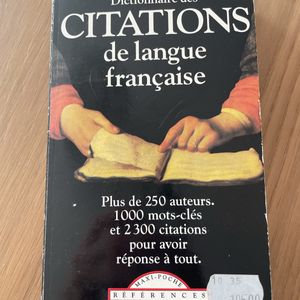 « Dictionnaire des citations de langue française »
