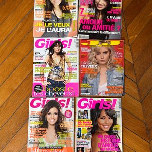 Lot de 6 magazines pour adolescente