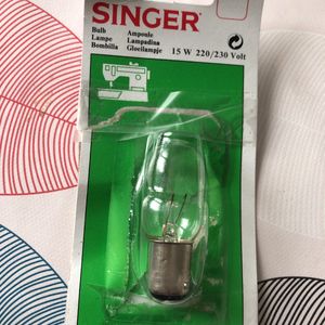 Ampoule machine à coudre Singer