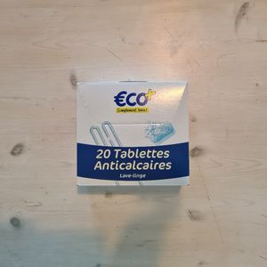 Tablettes anti-calcaire lave-linge
