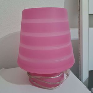 Petite lampe modulable rose