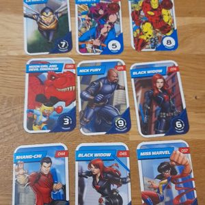Lot cartes E Leclerc Marvel 4