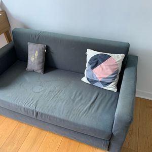 Canapé convertible IKEA gris
