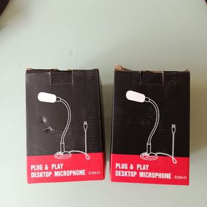 Deux micros branchement USB