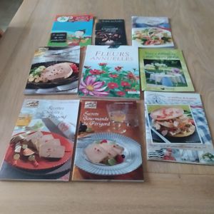 Lot livres de cuisine et jardin