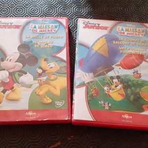 2 dvd la maison de Mickey