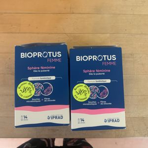 Deux boîtes bioprotus Femme 