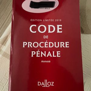 Code procédure pénale 