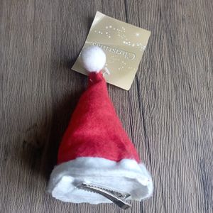 Mini chapeau de Noël (avec barrette)