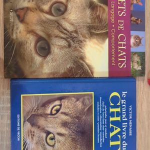 2 livres sur les chats