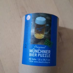 Puzzle chope de bière complet