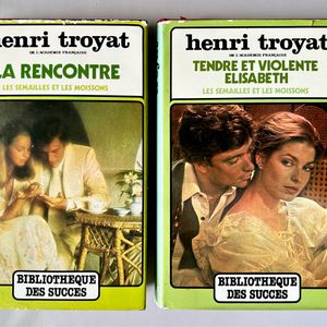 2 livres d’Henri Troyat (lot séparable) 
