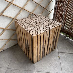 Table basse extérieur / intérieur en bois