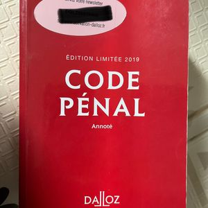 Code pénal 2019 