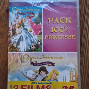 Double dvd 3 films princesse