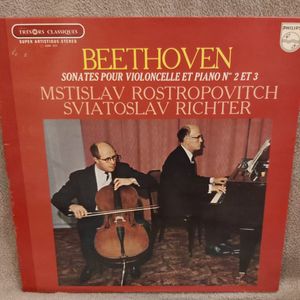 Vinyle Beethoven Rostropovitch Richter 