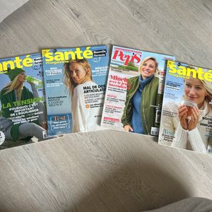 Magazines Santé et peps 