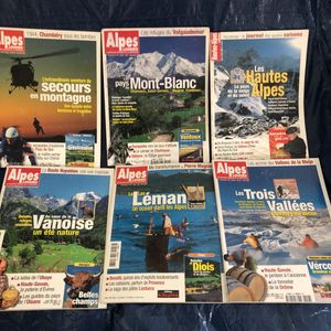 6 magazines aloès Mt-Blanc 1999/2000