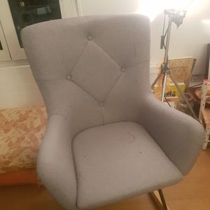 Rocking chair (fauteuil à bascule) gris