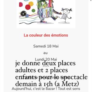 La couleur des émotions a la comédie de Metz 