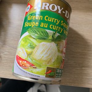 Soupe de curry verte 