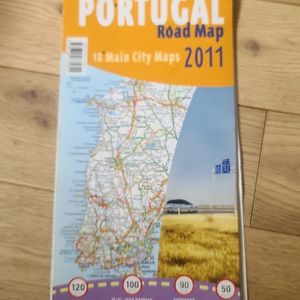 Carte routière du Portugal