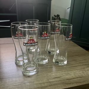 6 verres à bières 