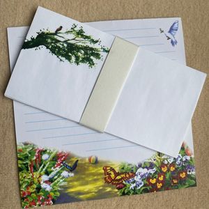 Papier à lettre motifs nature