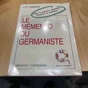 Apprendre l’allemand grammaire 