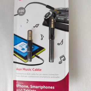 Câble audio neuf pour iphone, smartphone et tablet