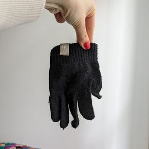 Gants noirs (petites mains, ado ou femme)