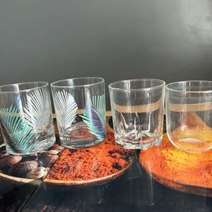 4 verres taille moyenne 