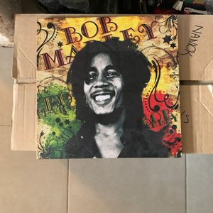 Peinture sur toile bob Marley 