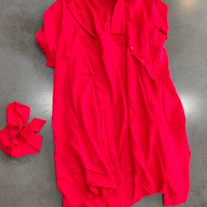 Robe rouge femme 38