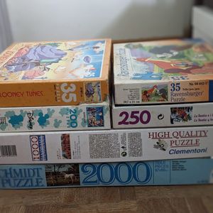 Assortiment de puzzles (35 à 2000 pièces)