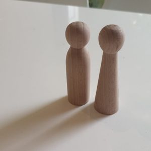 Figurines bois à customiser