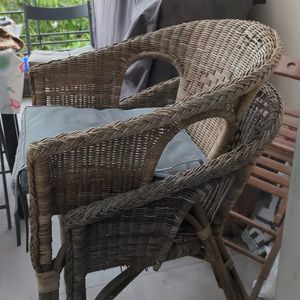 Lot 2 chaises de jardin 