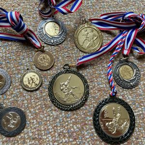 Médailles sportives Judo et Course à pied 🥇
