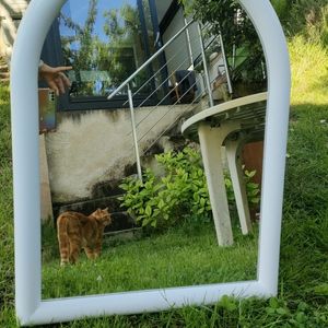 Miroir blanc 80 cm x 59 cm