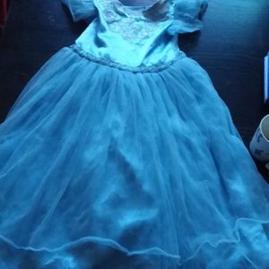 Robe princesse bleue taille 3-5 Ans