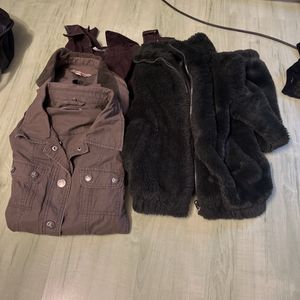 Lot vestes + manteau