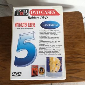 Boîtiers dvd 