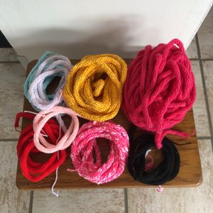 Chainettes de tricotin pour bricolages 
