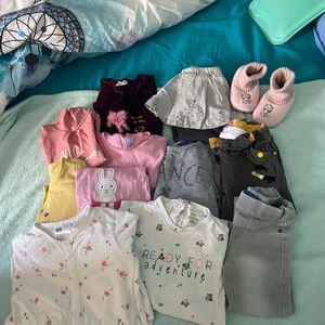 Lot vêtements bébé fille 2 ans